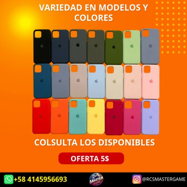 Funda de silicona iPhone