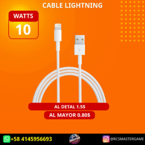 Cable para iPhone (lightning) 10W